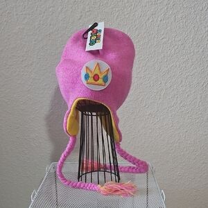 Nintendo Super Mario Pink Crown Kids Hat